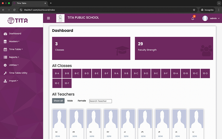 Timetable Management System